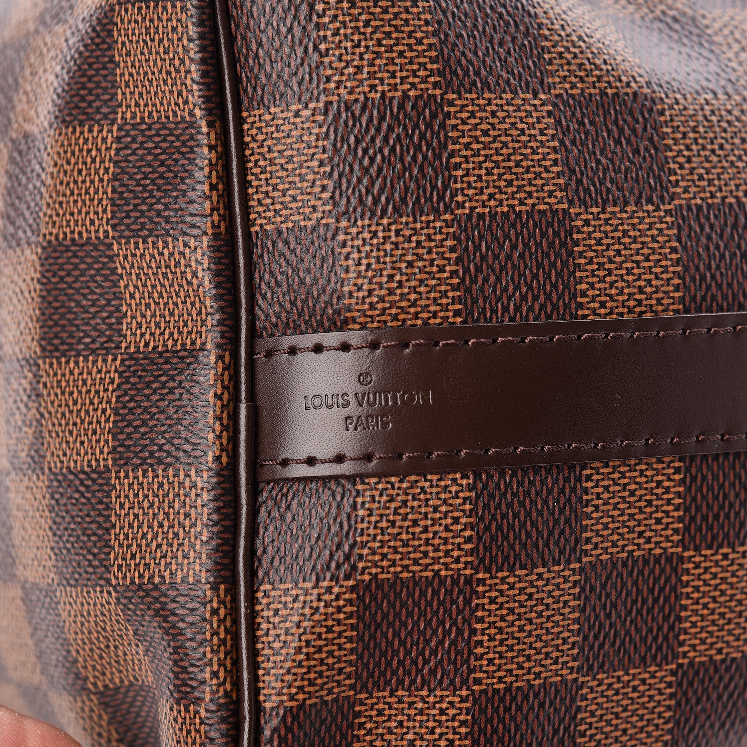 Louis Vuitton Damier Ebene Speedy Bandouliere 25 7 of 10