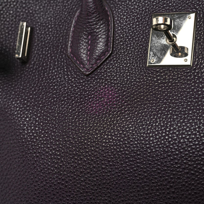 Hermes Togo Birkin 35 Raisin 16 of 17