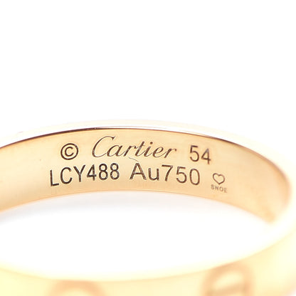 Cartier 18K Yellow Gold 3.5mm LOVE Wedding Band Ring 54 6.75 4 of 6