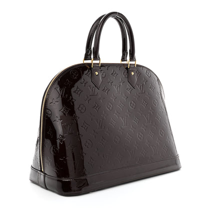 Louis Vuitton Vernis Alma GM Amarante 3 of 13