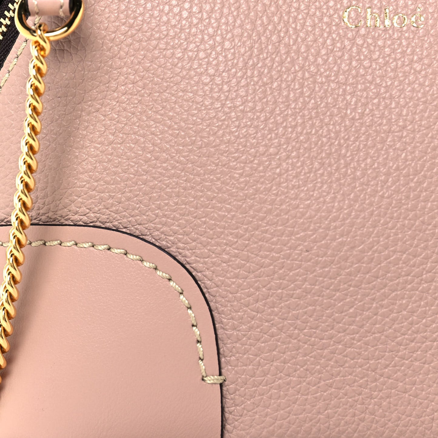 Calfskin Mini Daria Chain Bag Misty Rose