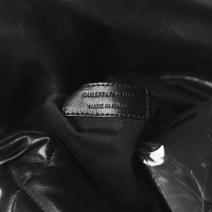 Saint Laurent Lambskin Quilted Medium Loulou Puffer Monogram Chain Satchel Black 7 of 12