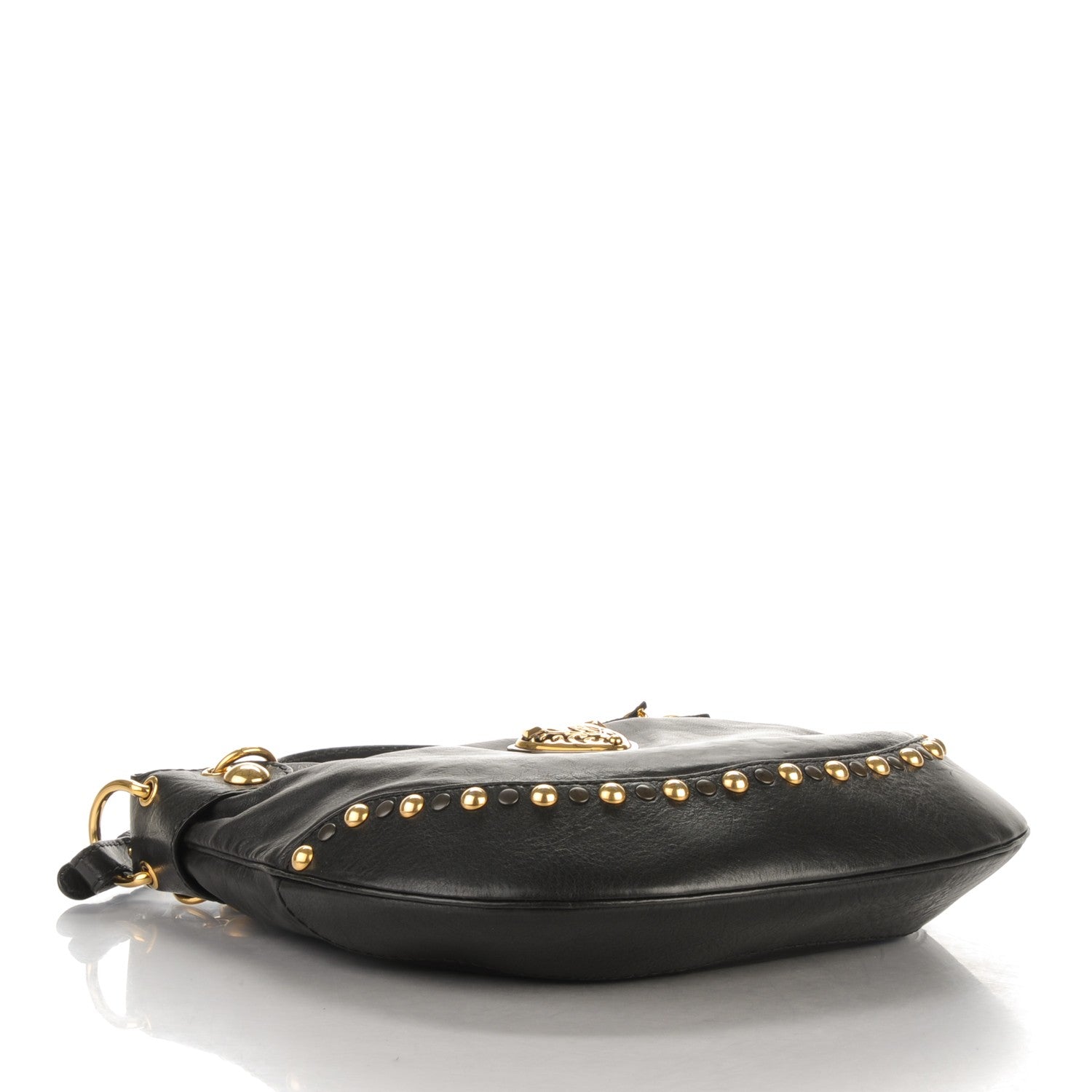 Gucci Calfskin Babouska Hobo Black 4 of 7