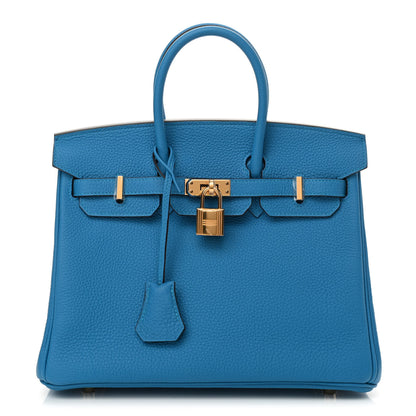 Hermes Togo Birkin 25 Bleu Zanzibar 1 of 10