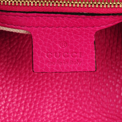 Gucci Cellarius Calfskin Medium Soho Chain Shoulder Bag Bright Bouganville 5 of 6