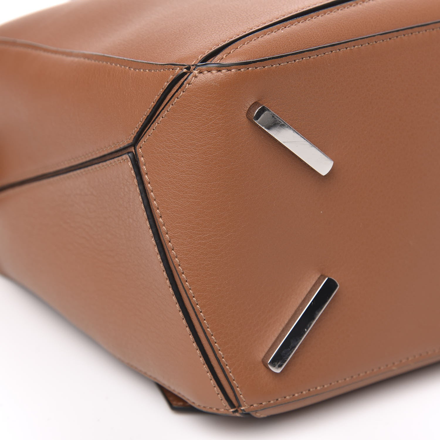Loewe Calfskin Medium Puzzle Bag Tan 9 of 10