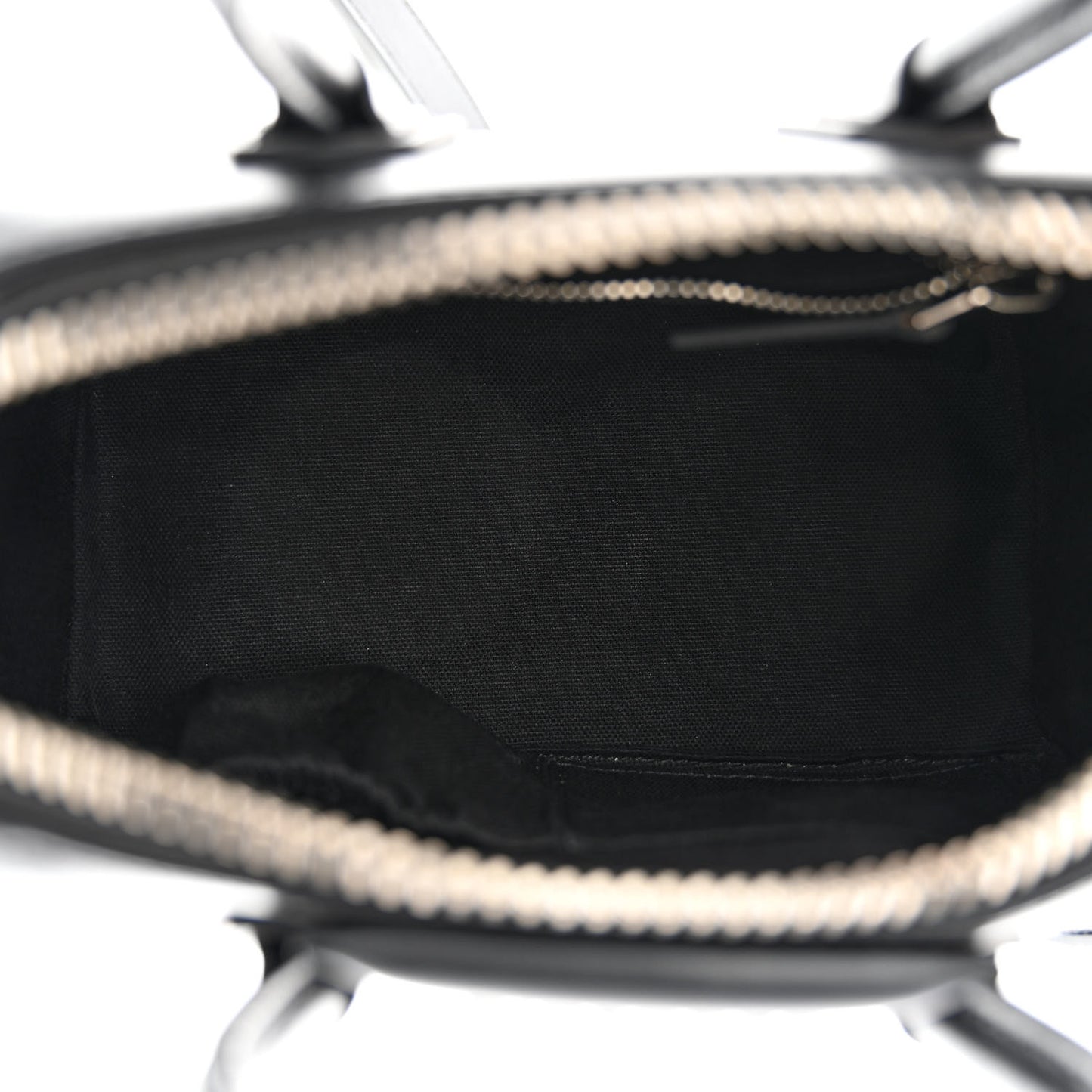 Shiny Lord Calfskin Mini Antigona Black