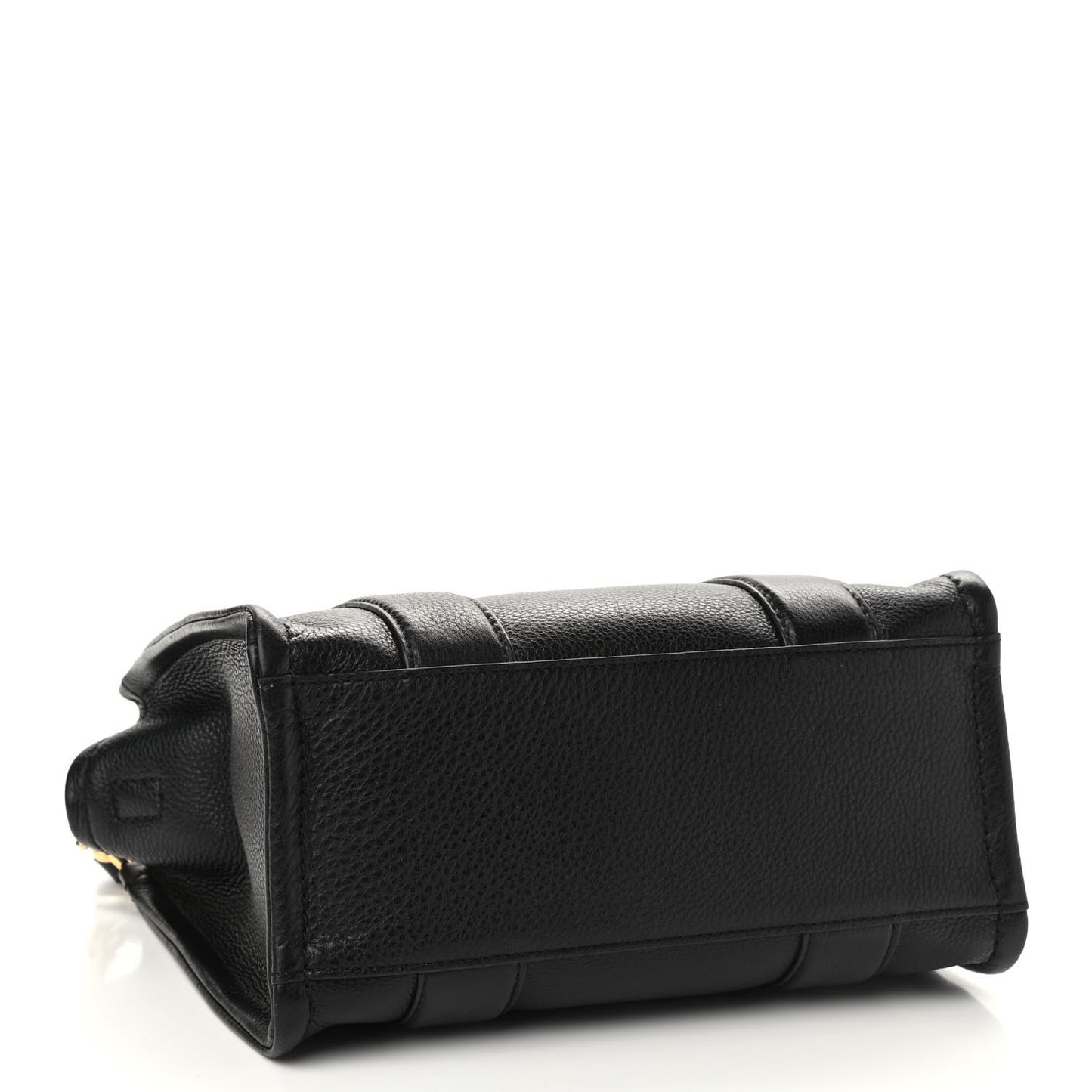 Grained Calfskin Small The Tote Bag Black