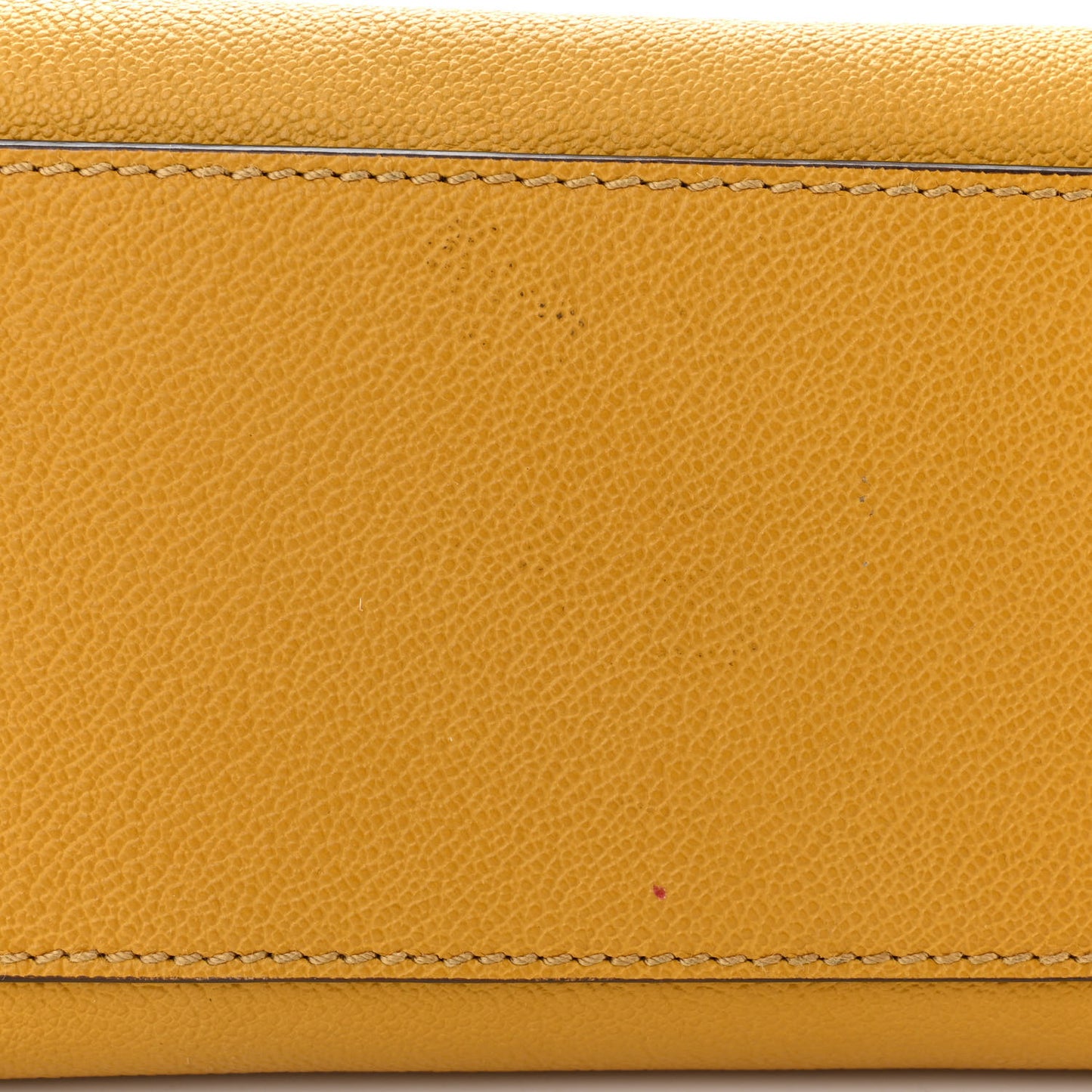 Soft Grain Calfskin Small Buckle Tote Bright Straw