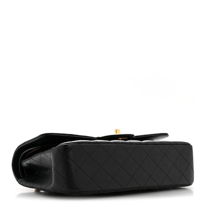 Chanel Caviar Quilted Medium Double Flap Black 4 of 15