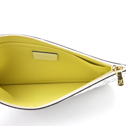 Louis Vuitton Monogram Giant Neverfull MM GM Pochette White 5 of 7