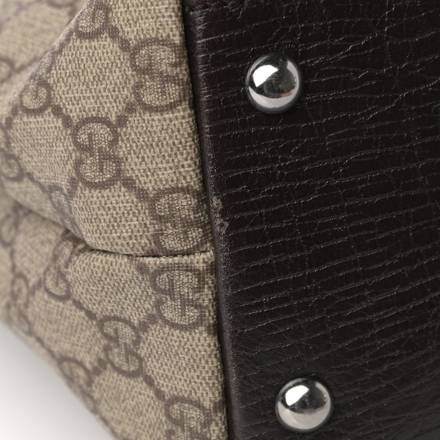 Gucci GG Plus Monogram Small Vertical Tote Dark Brown 14 of 15