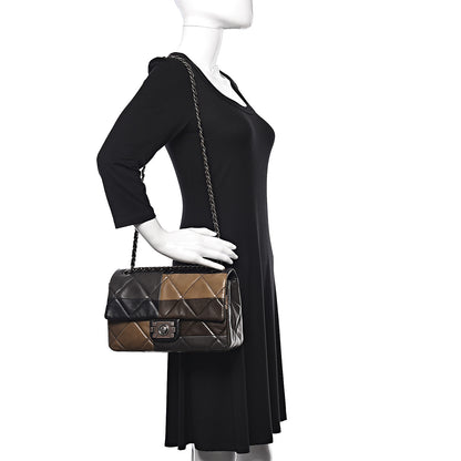 Chanel Lambskin Quilted Patchwork Boy Flap Brown 2 of 14