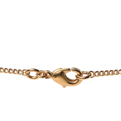 Chanel CC Necklace Matte Gold 4 of 5