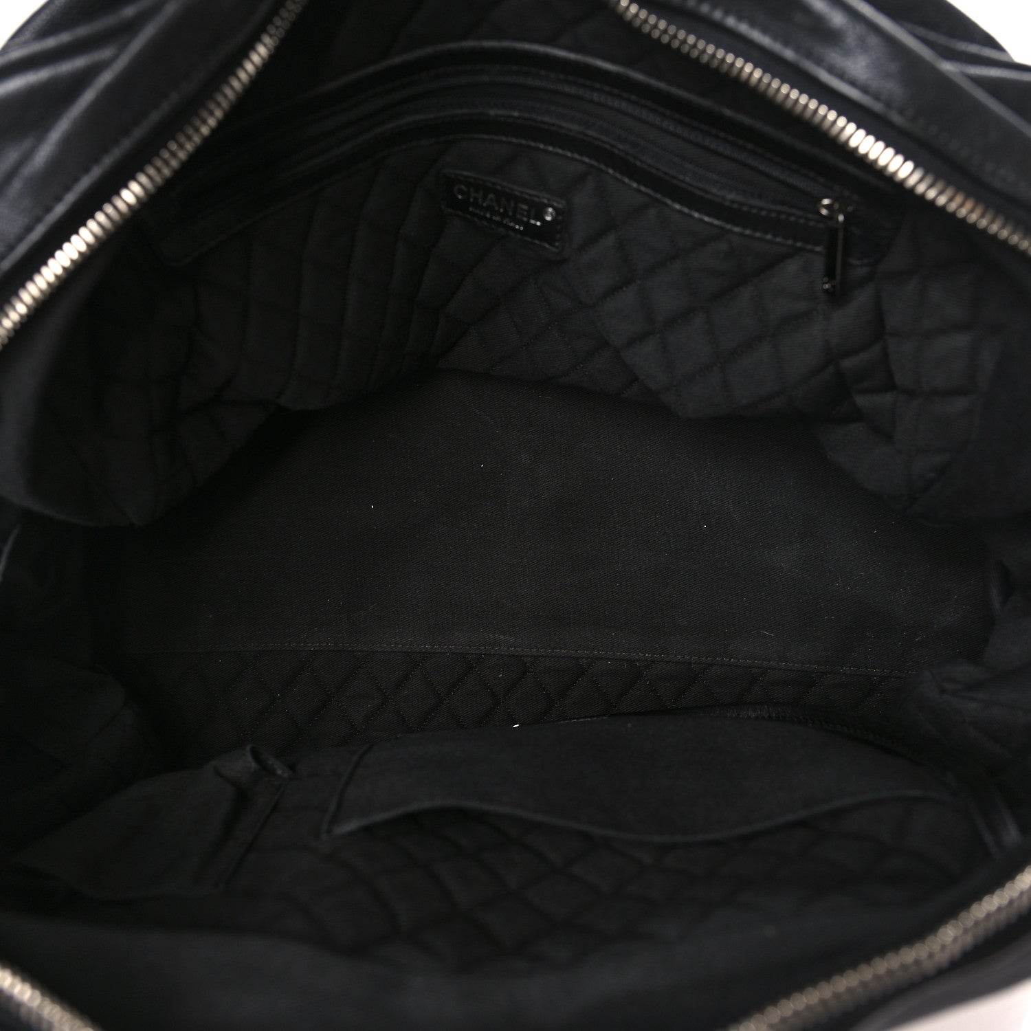 Chanel Calfskin Large Bowler Black 4 of 10