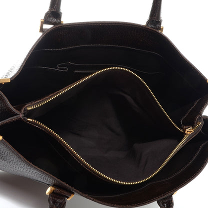 Fendi Dimpled Calfskin Classico No. 4 Tote Brown 5 of 10