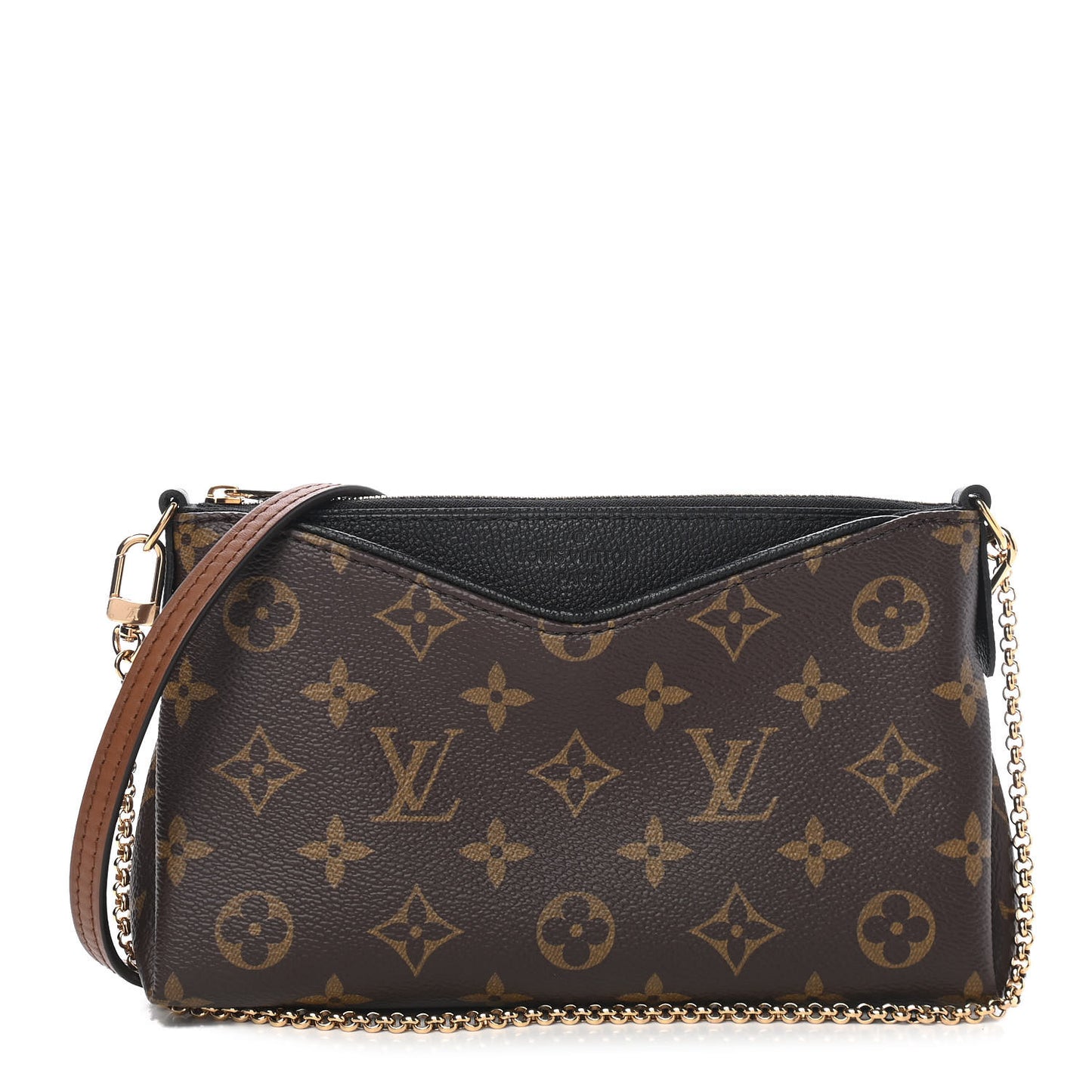 Monogram Pallas Clutch Black
