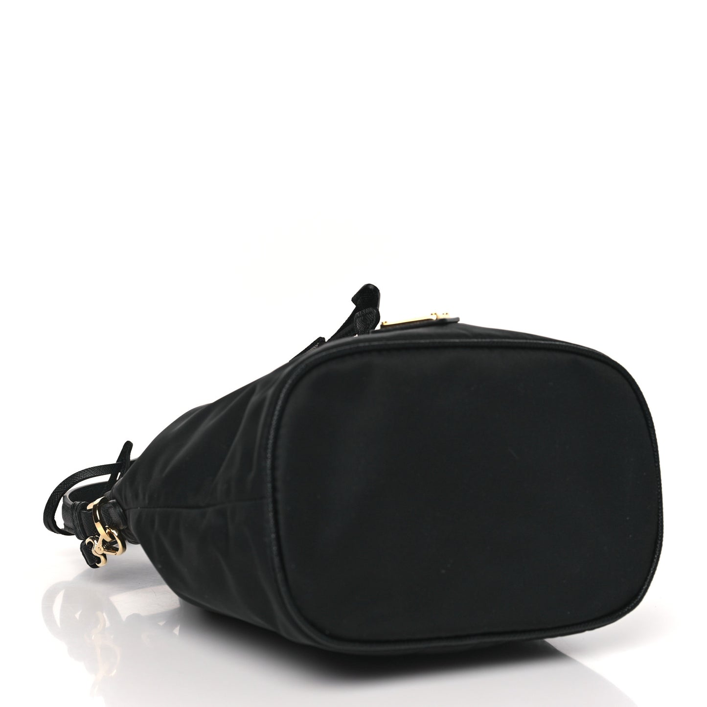Re-Nylon Saffiano Mini Re-Edition 1978 Bucket Bag Black