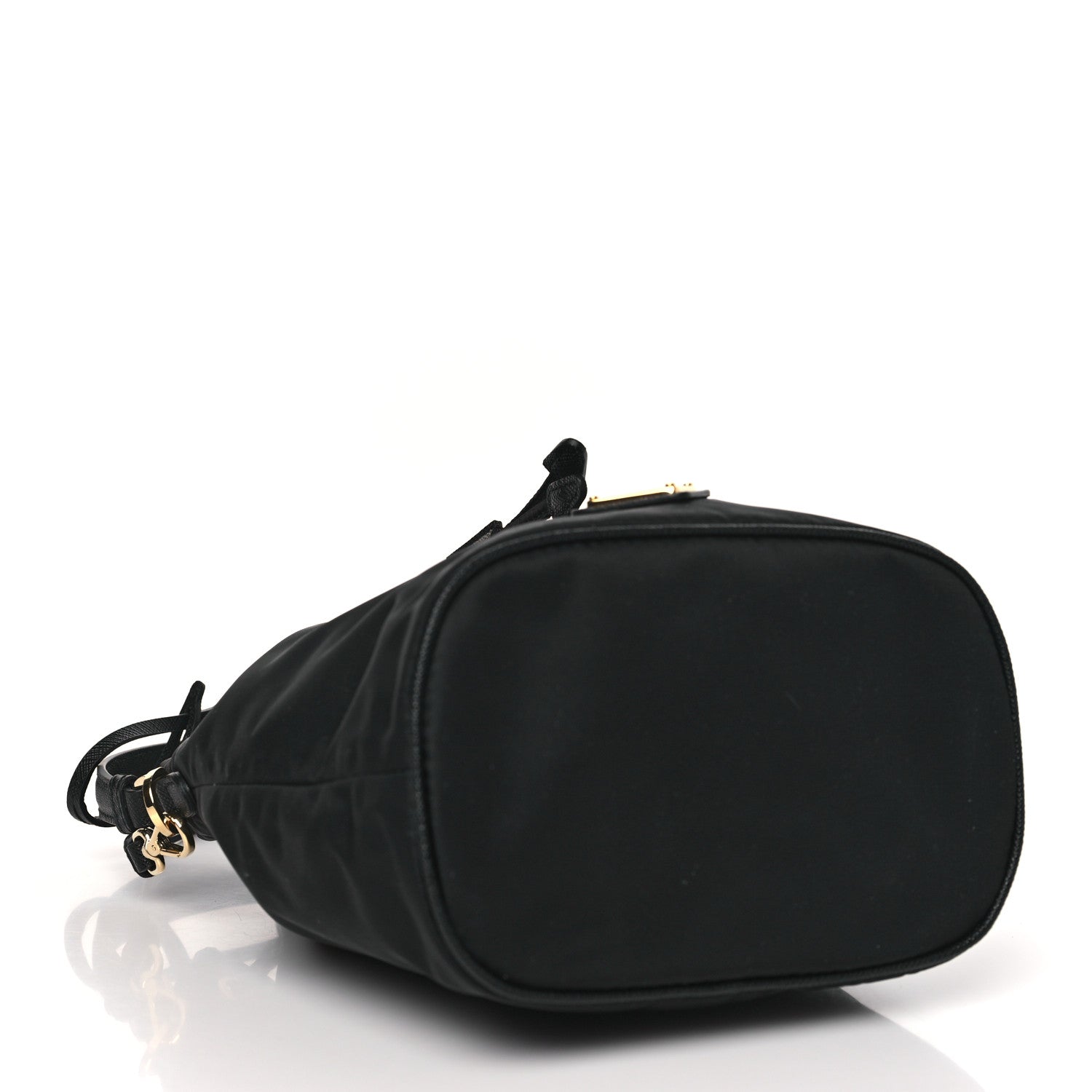 Prada Re-Nylon Saffiano Mini Re-Edition 1978 Bucket Bag Black 4 of 11