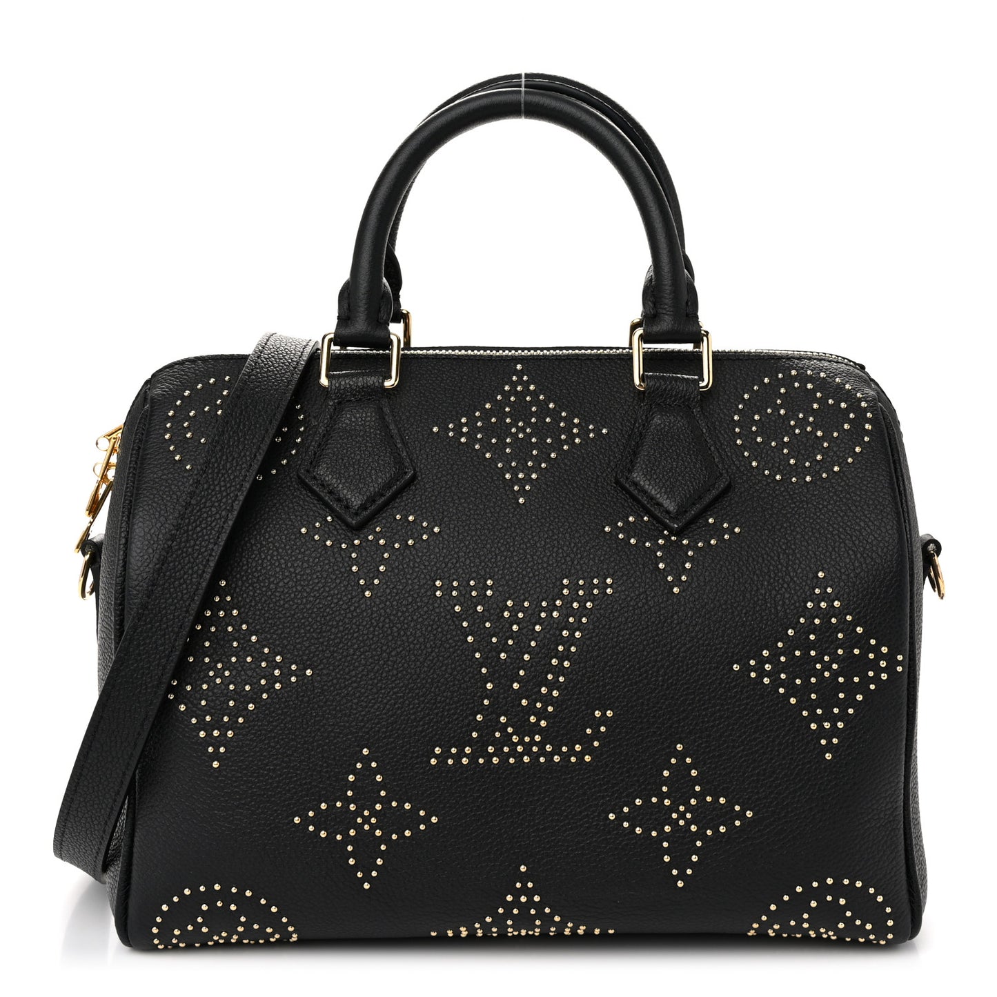 Empreinte Monogram Giant Studded Speedy Bandouliere 25 Black
