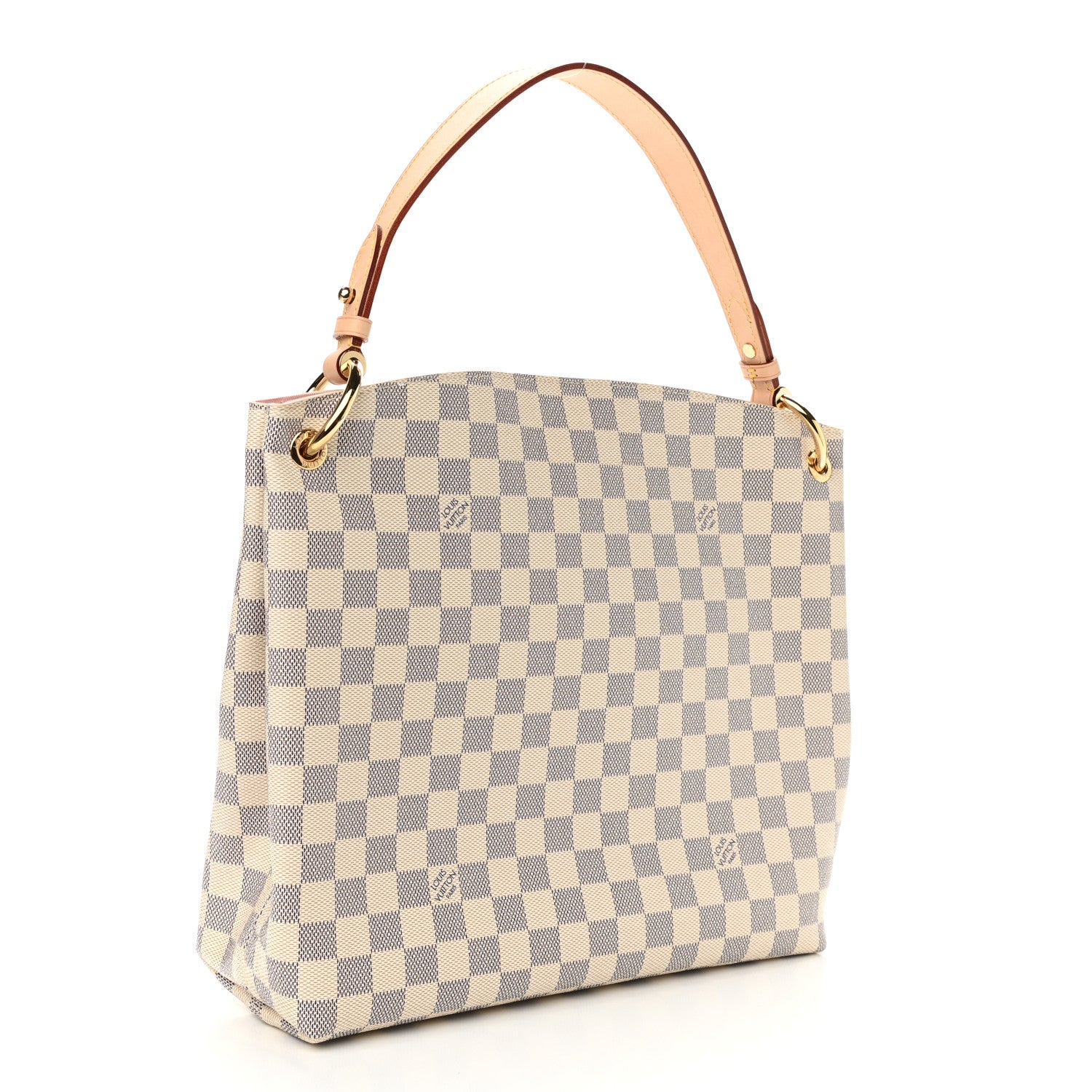 Louis Vuitton Damier Azur Graceful PM Rose Ballerine 3 of 12