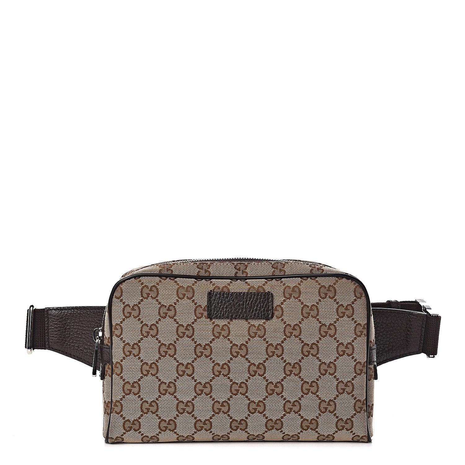 Gucci Monogram Belt Bag Dark Brown 1 of 10
