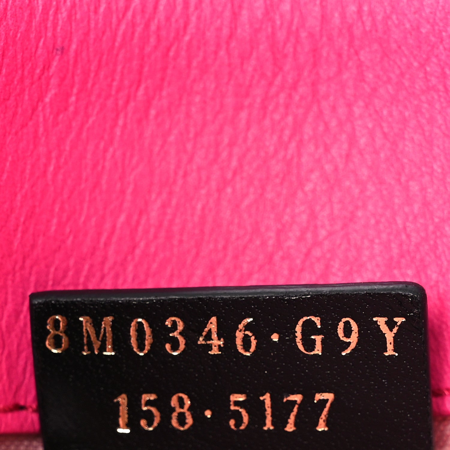 Fendi Vitello Flamingo Tube Wallet on Chain Fuchsia 7 of 13