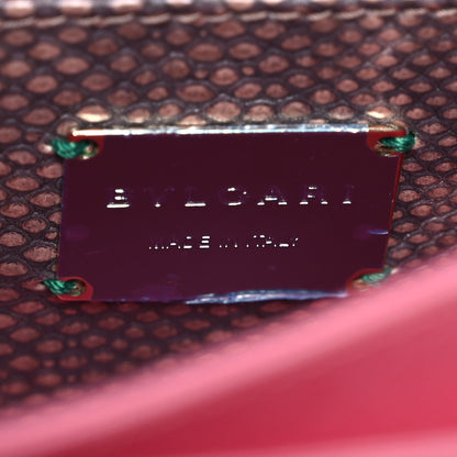 Bulgari Shiny Karung Serpenti Forever Top Handle Brown 6 of 12
