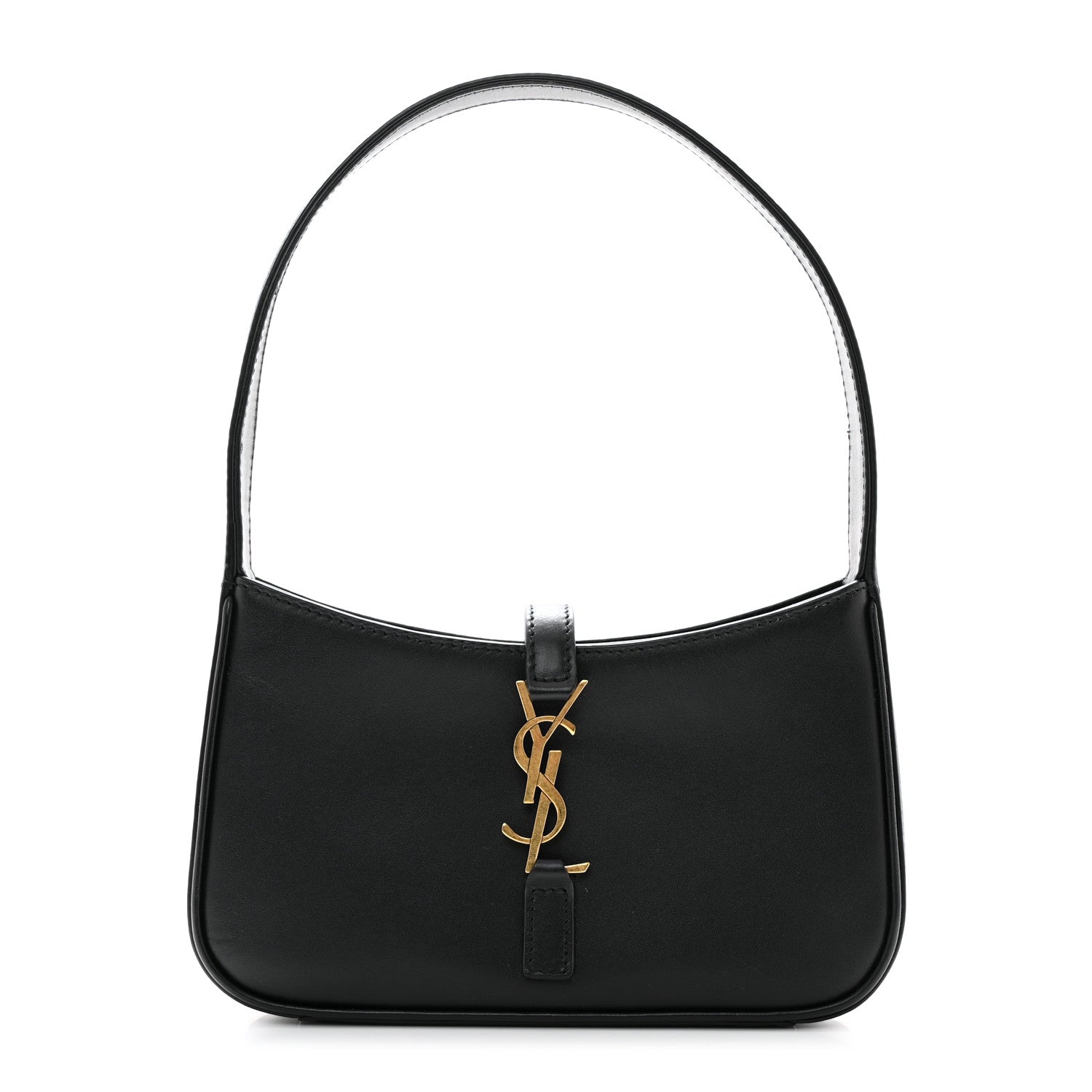 Saint Laurent Smooth Calfskin Le 5 A 7 Mini Hobo Black 1 of 10