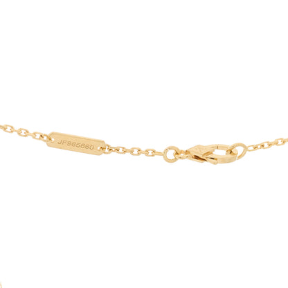 Van Cleef & Arpels 18K Yellow Gold Mother of Pearl Vintage Alhambra Pendant Necklace 5 of 5