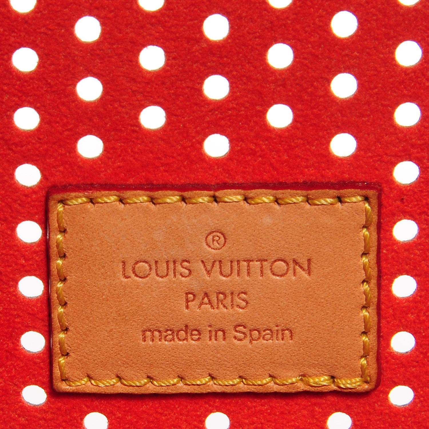 Louis Vuitton Monogram Perforated Musette Orange 5 of 7