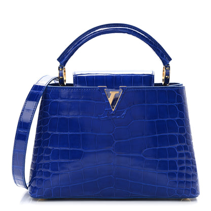 Louis Vuitton Alligator Capucines BB Bleu Santorin 1 of 12