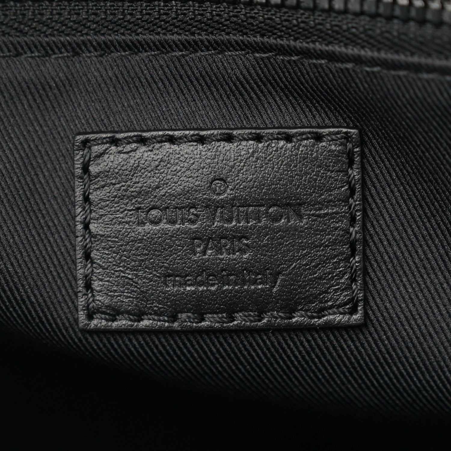 Louis Vuitton Monogram Eclipse Saumur Tote Black 6 of 11