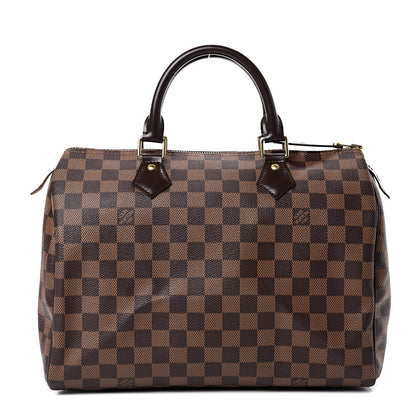 Louis Vuitton Damier Ebene Speedy 30 1 of 10