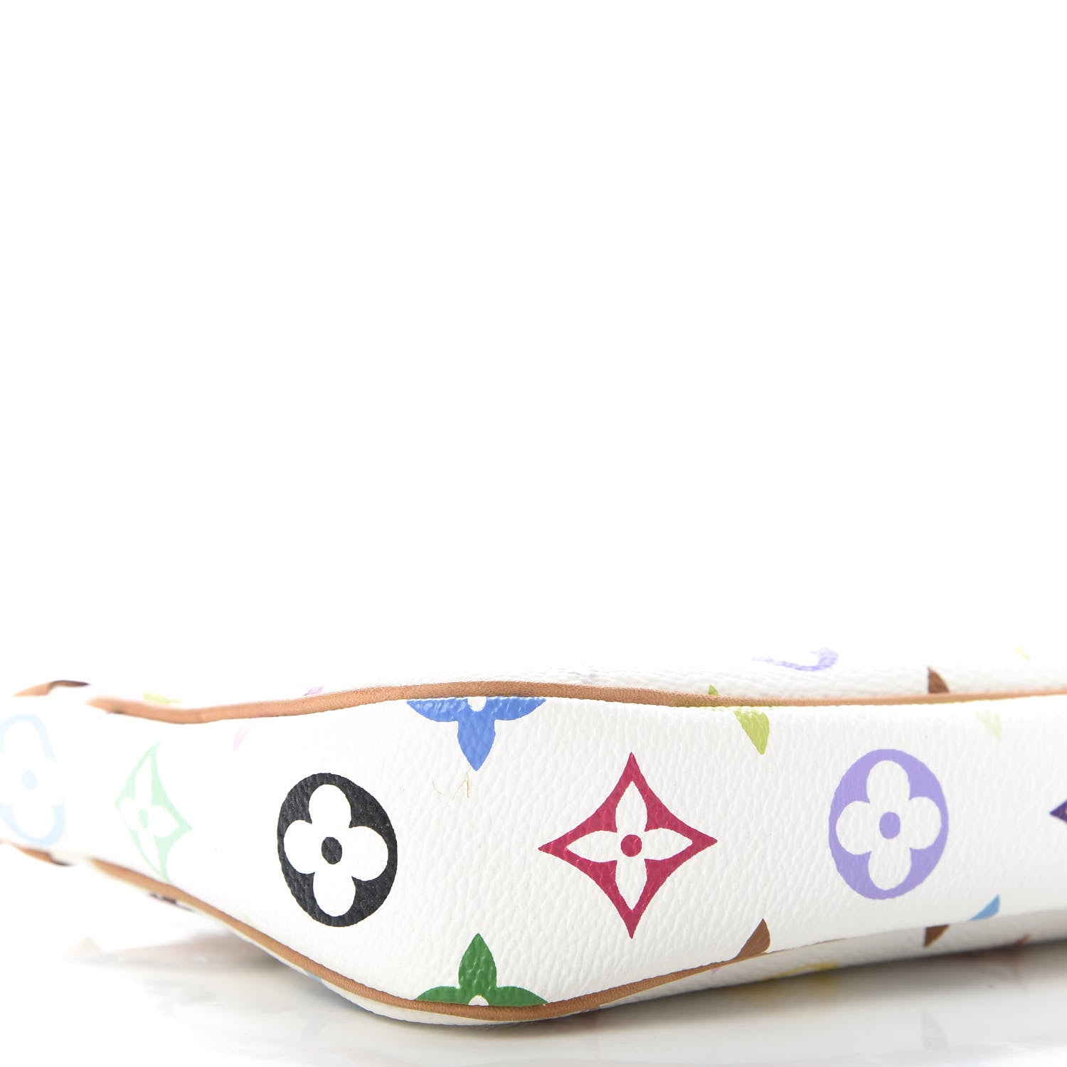 Louis Vuitton Monogram Multicolor Pochette Accessories White 6 of 10