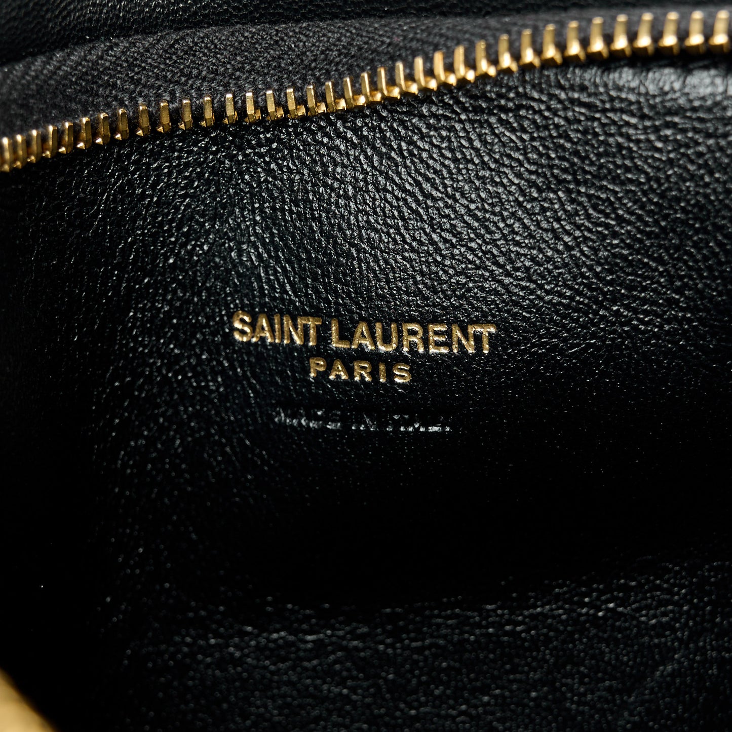 Lambskin Small Calypso Pouch Black