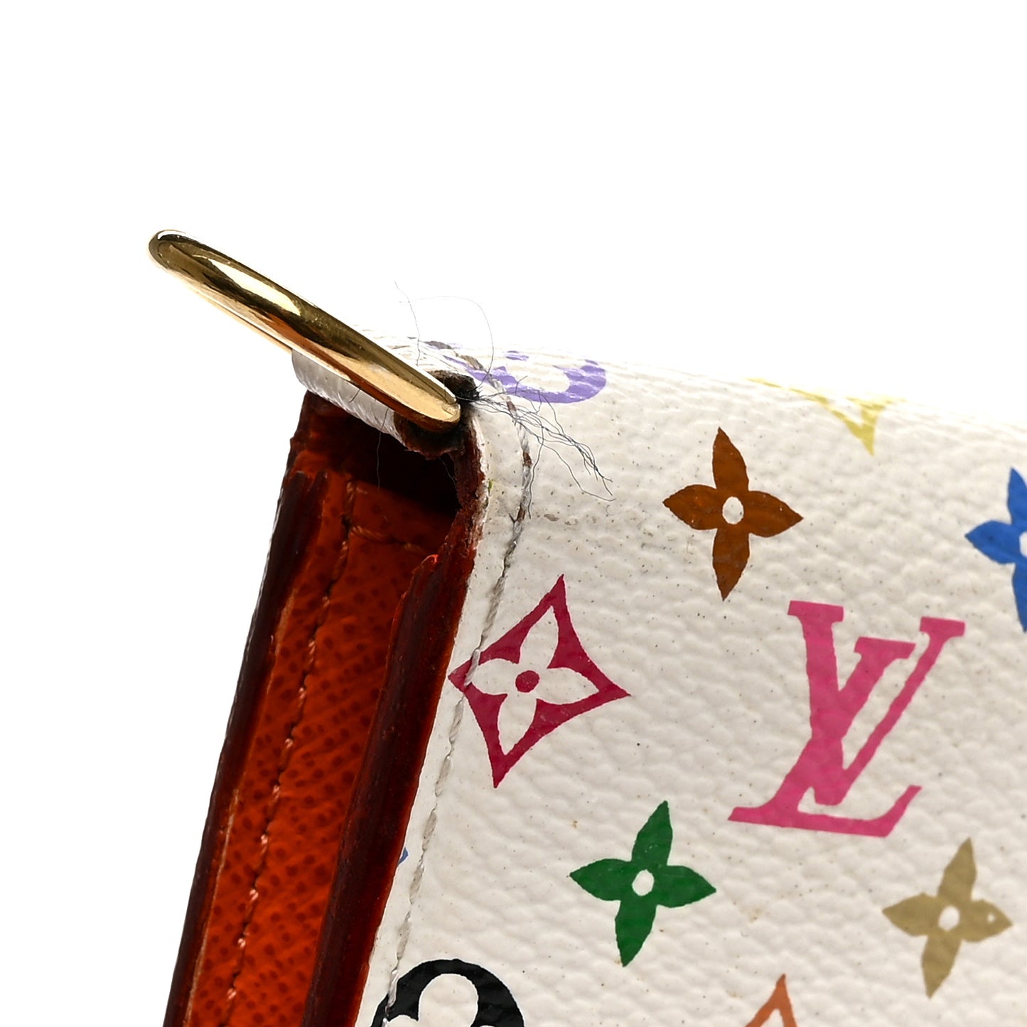 Monogram Multicolor Insolite Wallet White Orange