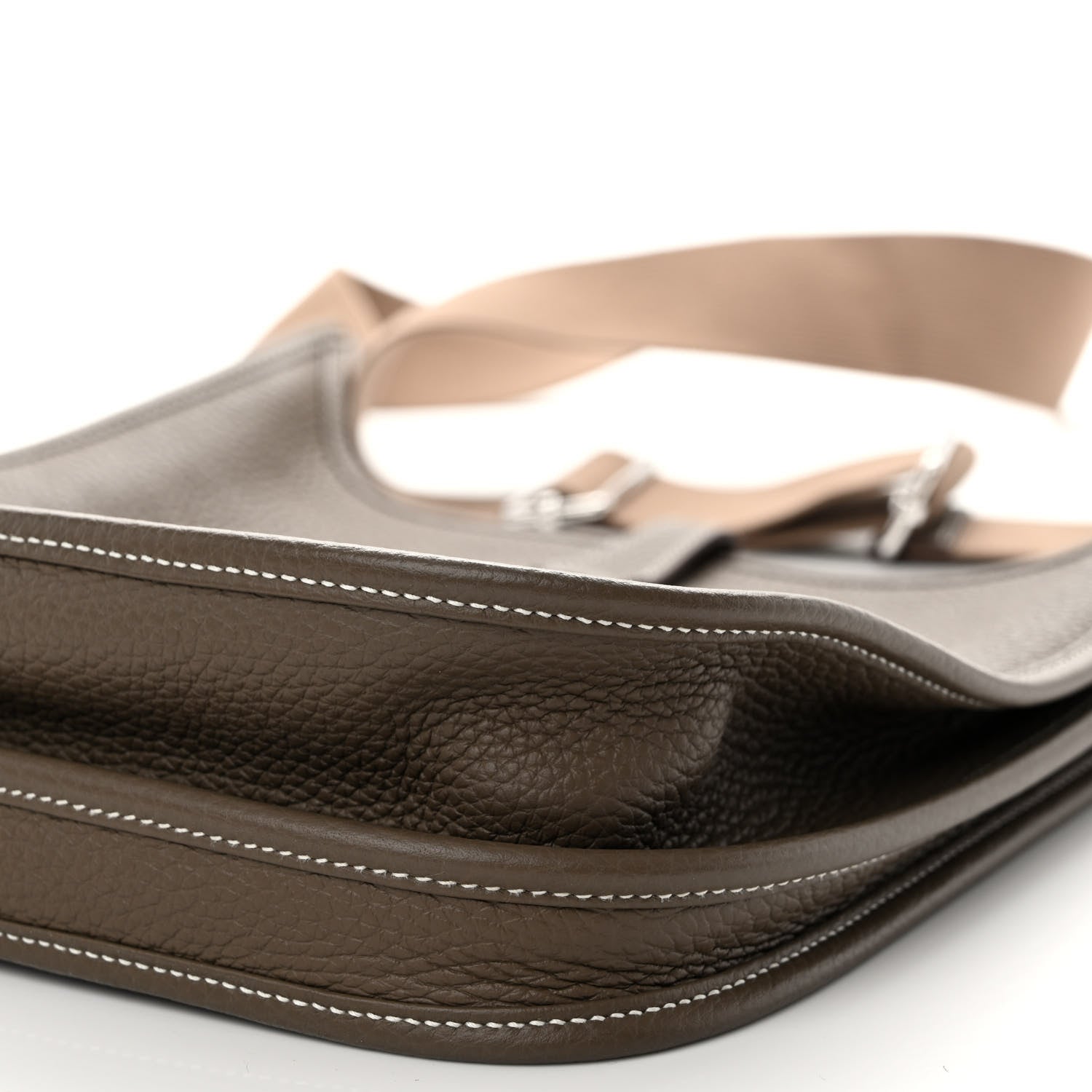 Hermes Taurillon Clemence Evelyne III PM Etoupe 10 of 11