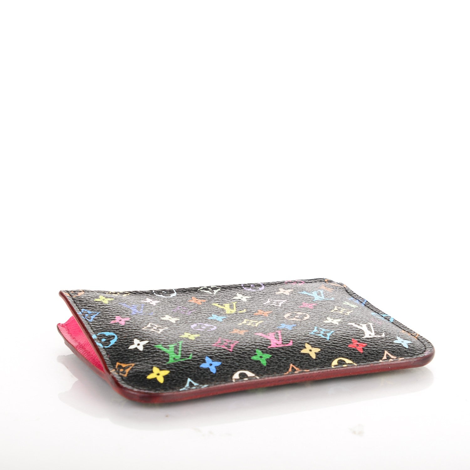 Louis Vuitton Monogram Multicolor Key Pouch Black Grenade 4 of 7