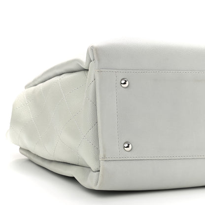 Chanel Caviar Executive Cerf Shopper Tote Grey 10 of 14