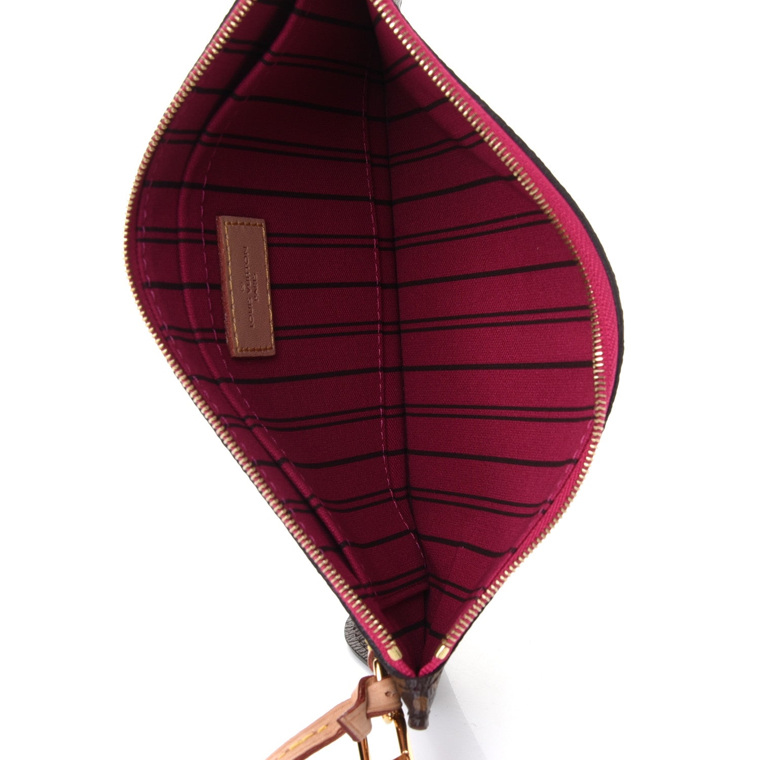 Louis Vuitton Monogram Neverfull MM GM Pochette Cherry 4 of 4