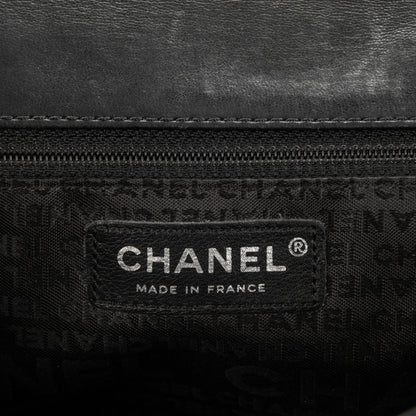 Chanel Patent Square Stitched CC Flap Clutch Black 6 of 7