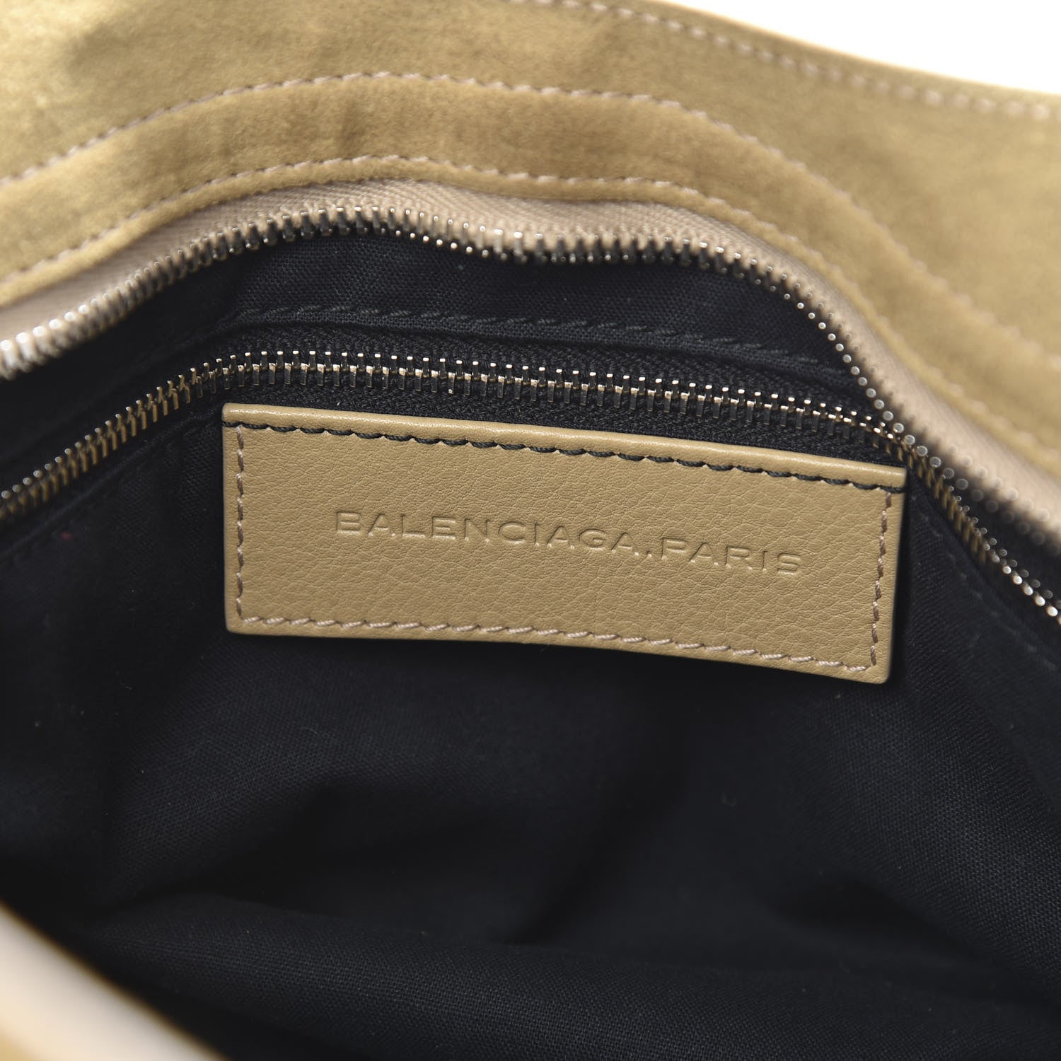 Balenciaga Baby Daim Suede Classic Hardware Silver City Beige Latte 6 of 15