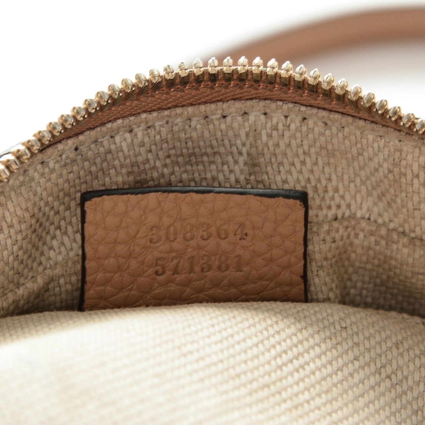 Pebbled Calfskin Small Soho Disco Bag Camelia
