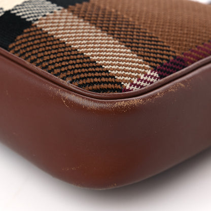 Burberry Calfskin Check Small Lola Camera Bag Dark Birch Brown 9 of 14