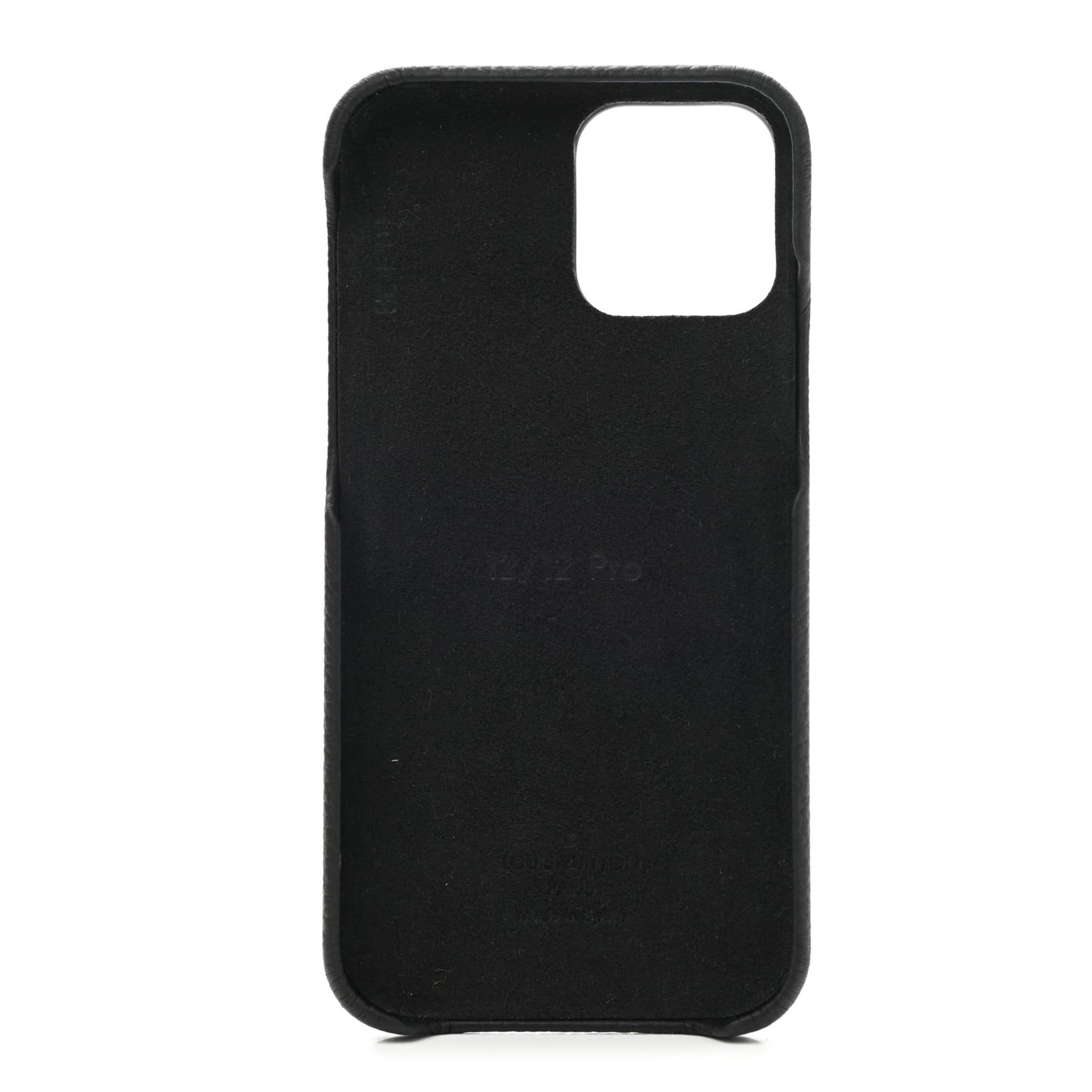 Monogram iPhone 12/12 Pro Bumper Black