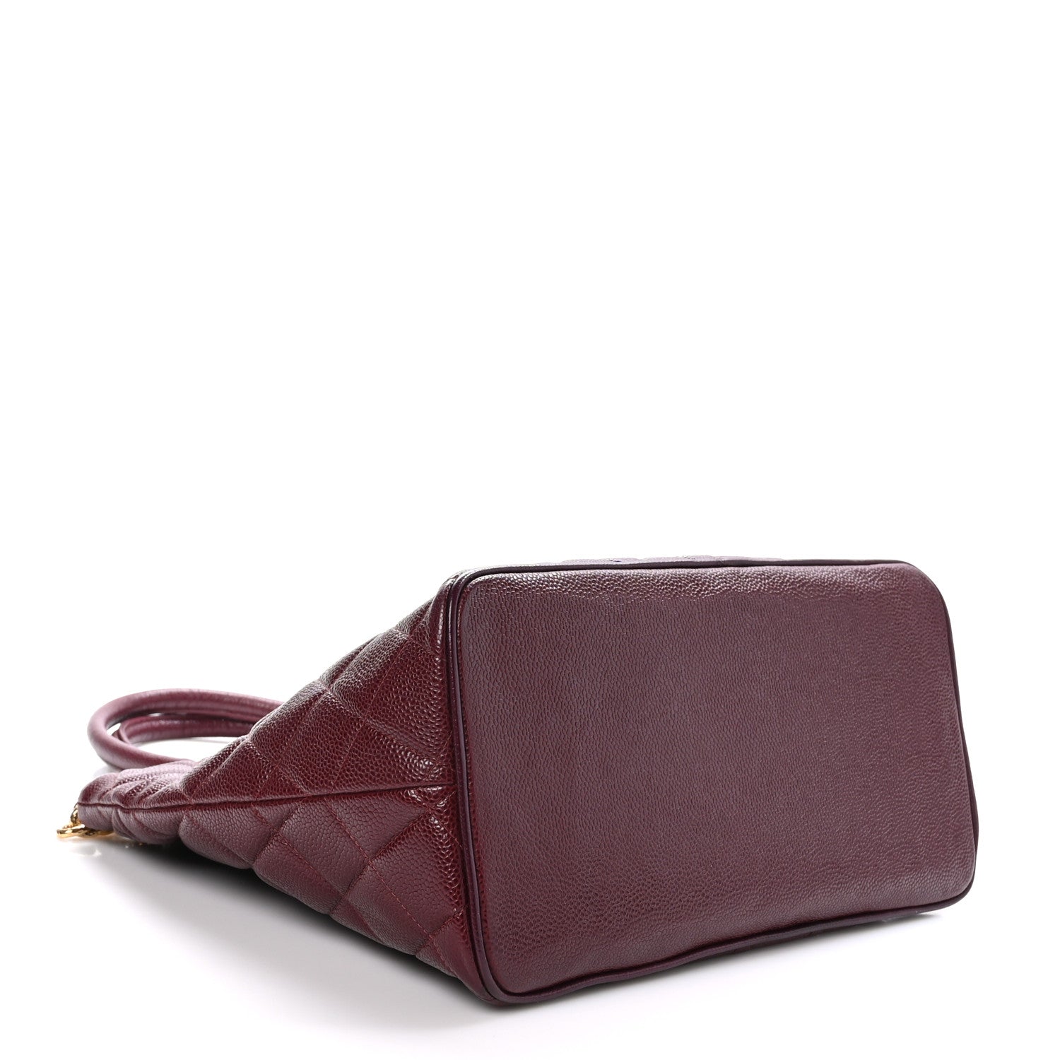 Chanel Caviar Quilted Medallion Tote Bordeaux 4 of 11