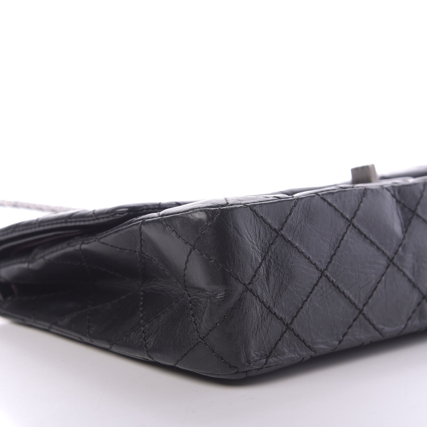 Chanel Aged Calfskin Quilted 2.55 Reissue 226 Flap Black 6 of 10