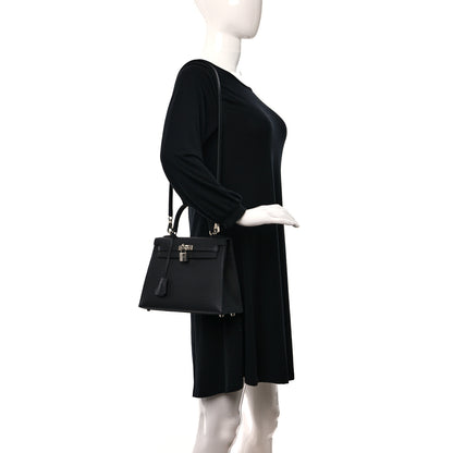 Hermes Epsom Kelly Sellier 25 Black 3 of 9