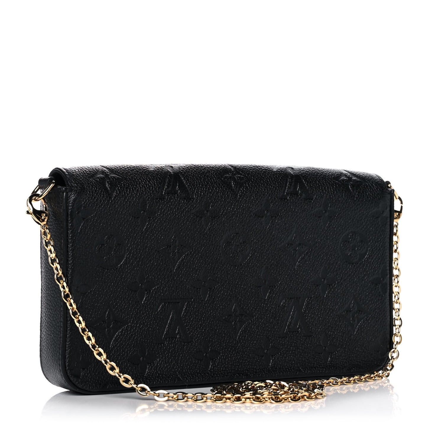Empreinte Pochette Felicie Chain Wallet Black